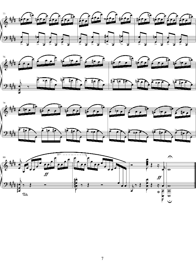 中国乐谱网——【钢琴谱】练习曲op10.4