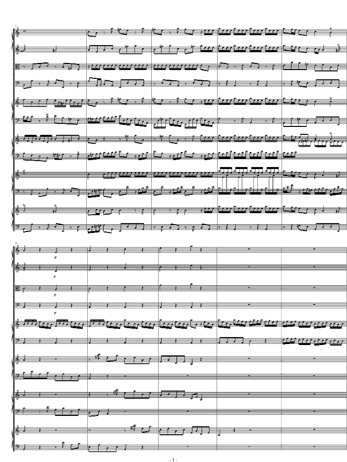 四羽管键琴协奏曲 BWV10653