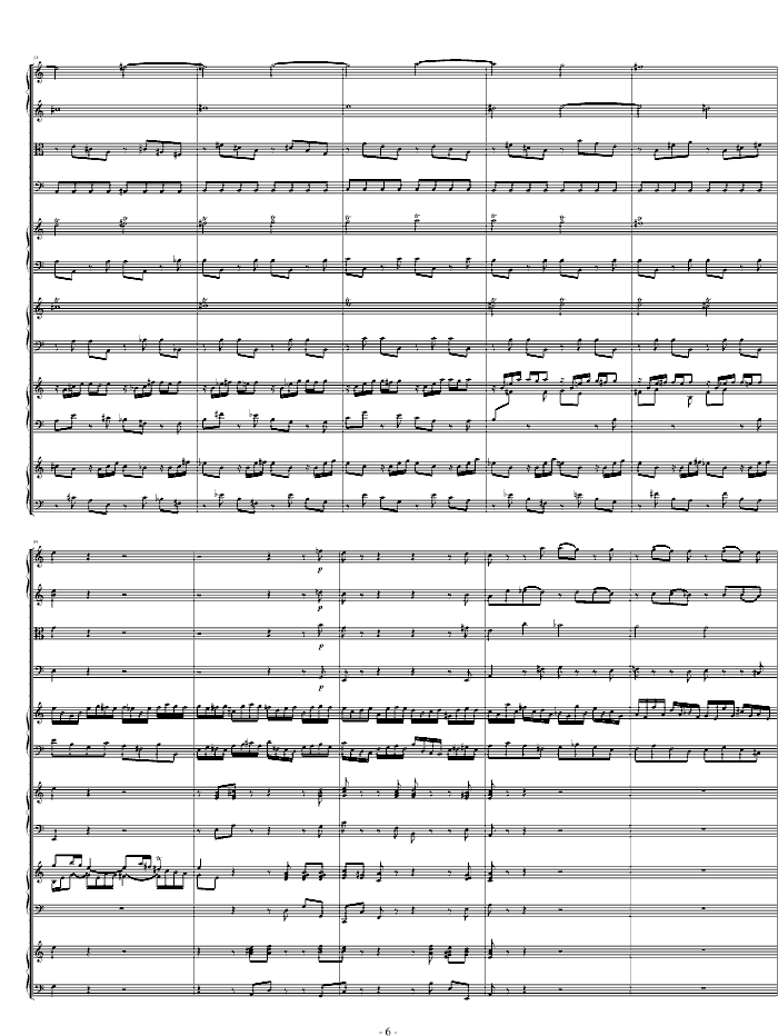 四羽管键琴协奏曲 BWV10656