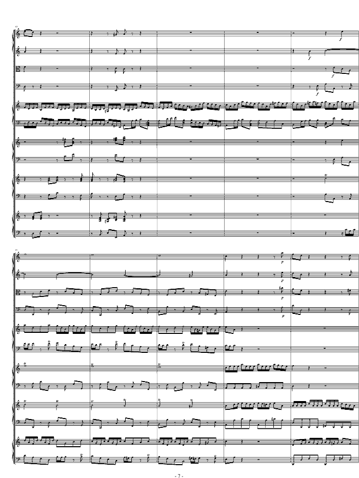 四羽管键琴协奏曲 BWV10657