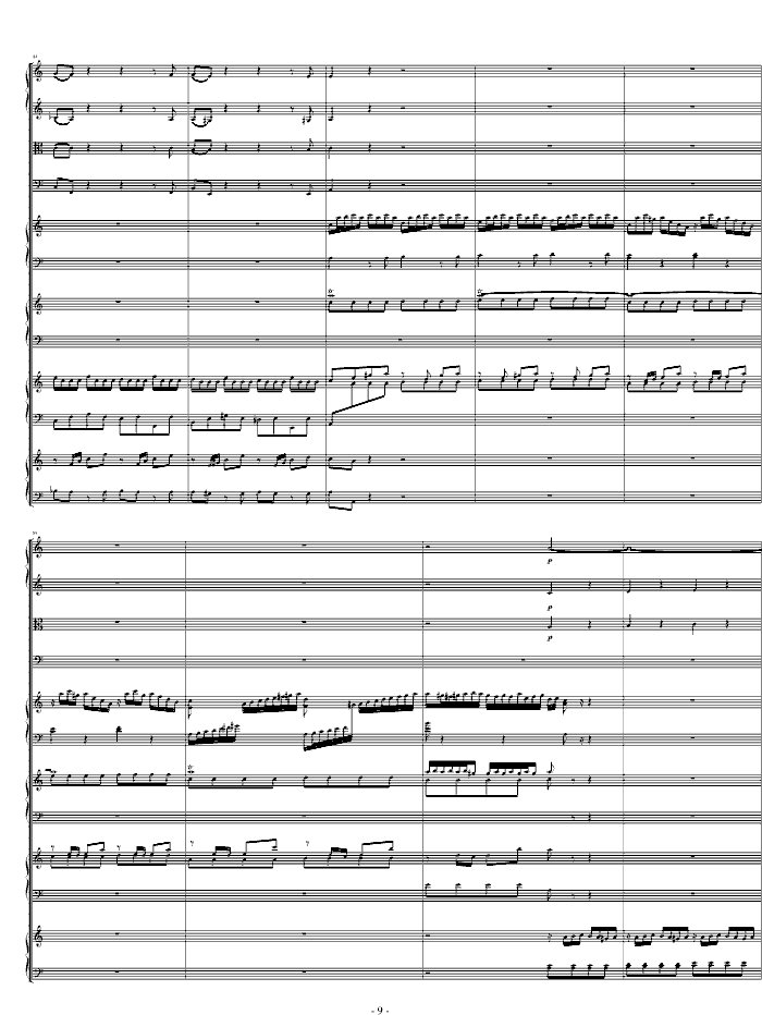 四羽管键琴协奏曲 BWV10659