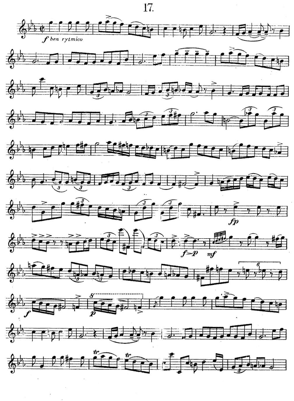 奇特克-萨克斯练习曲之17（ETUDYPROSAXOPHON-FRZ_多谱网第(1)页