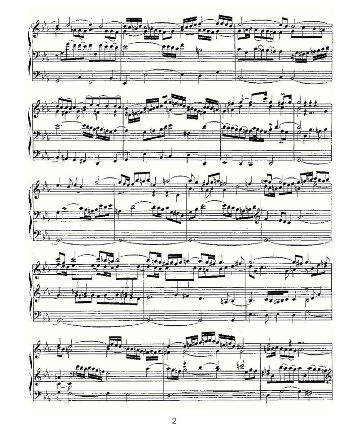 中乐谱网——【其他乐谱】Fantasia and Fugue in C Minor--BWV 5372