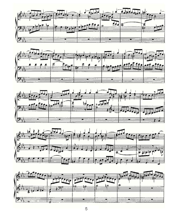 中乐谱网——【其他乐谱】Fantasia and Fugue in C Minor--BWV 5375