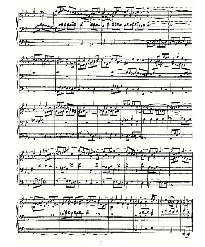 中乐谱网——【其他乐谱】Fantasia and Fugue in C Minor--BWV 5377