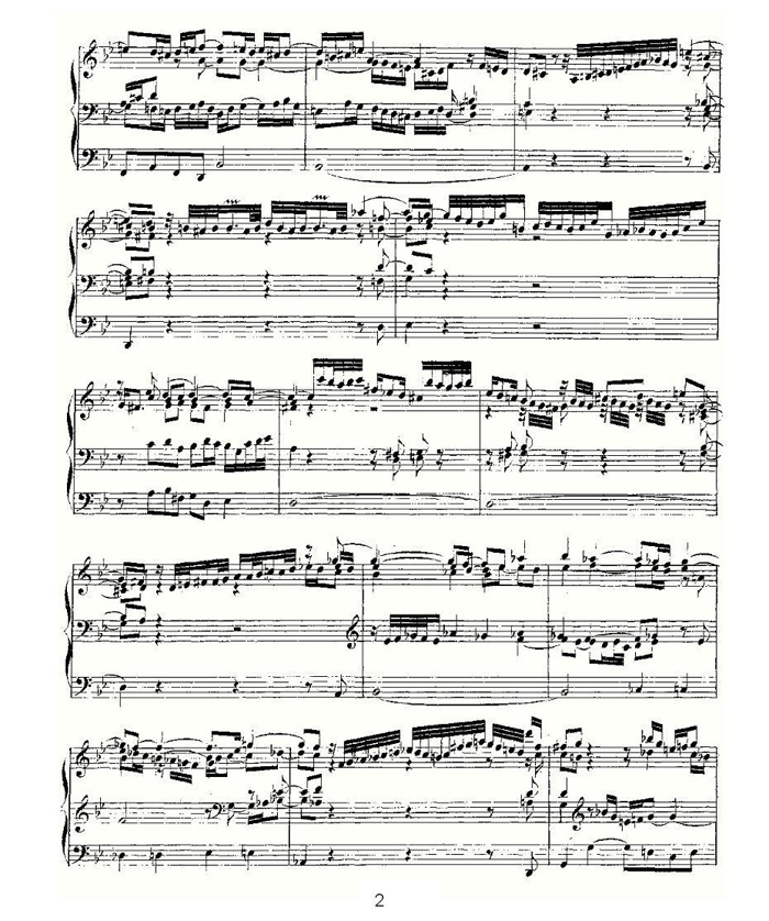 中乐谱网——【其他乐谱】Fantasia and Fugue in G Minor--BWV 5422