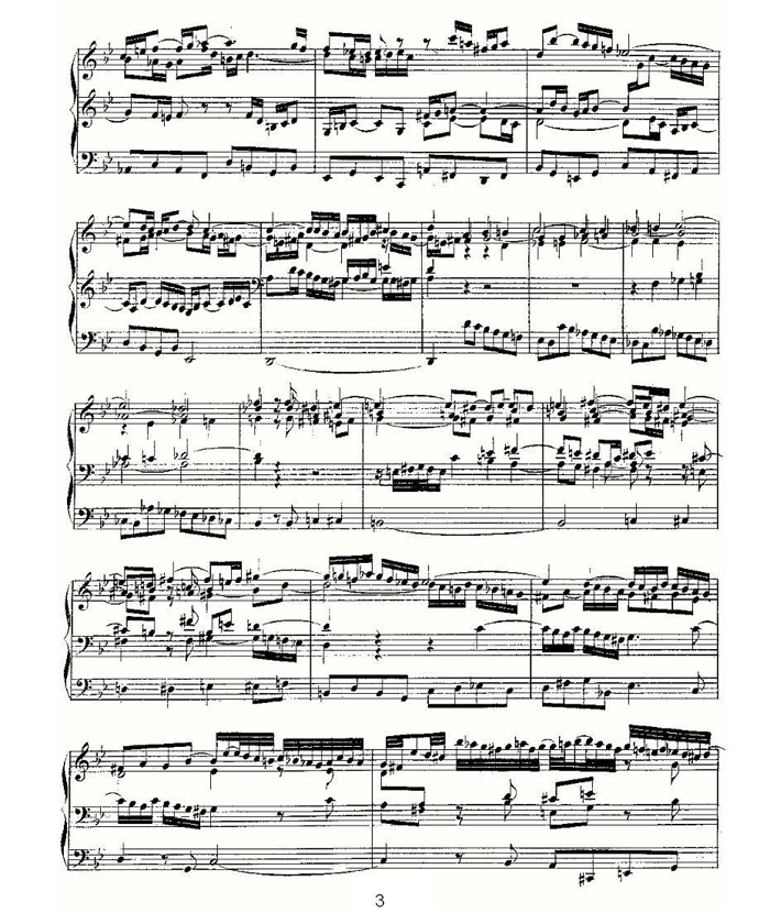 中乐谱网——【其他乐谱】Fantasia and Fugue in G Minor--BWV 5423