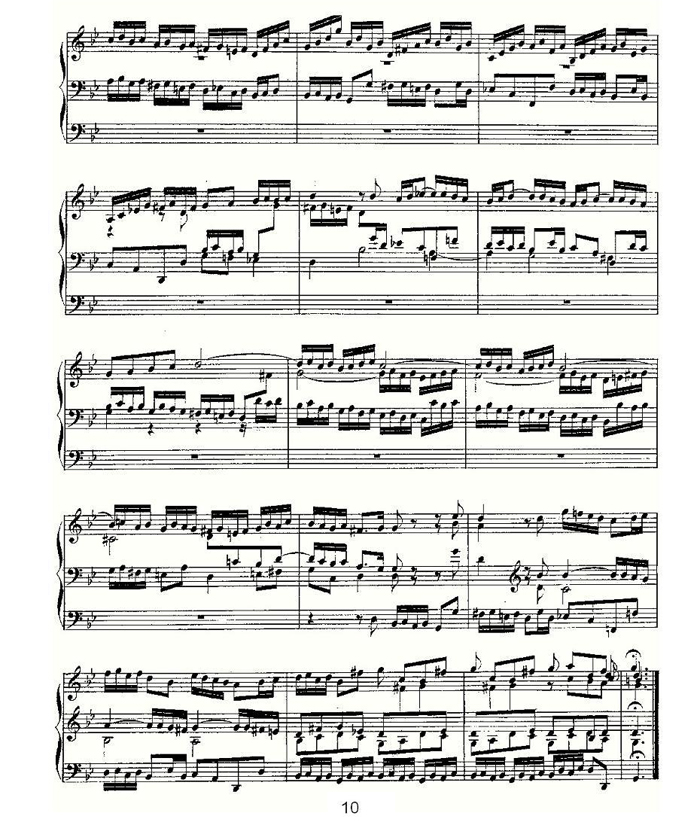 中乐谱网——【其他乐谱】Fantasia and Fugue in G Minor--BWV 54210