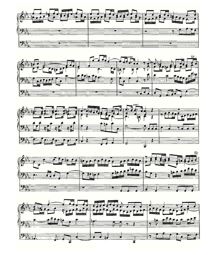 中乐谱网——【其他乐谱】Fugue in C Minor on a Theme of Legrenzi--BWV 5743
