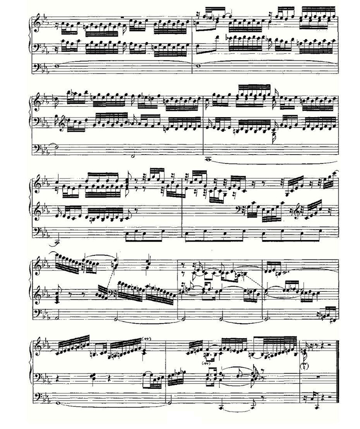 中乐谱网——【其他乐谱】Fugue in C Minor on a Theme of Legrenzi--BWV 5746
