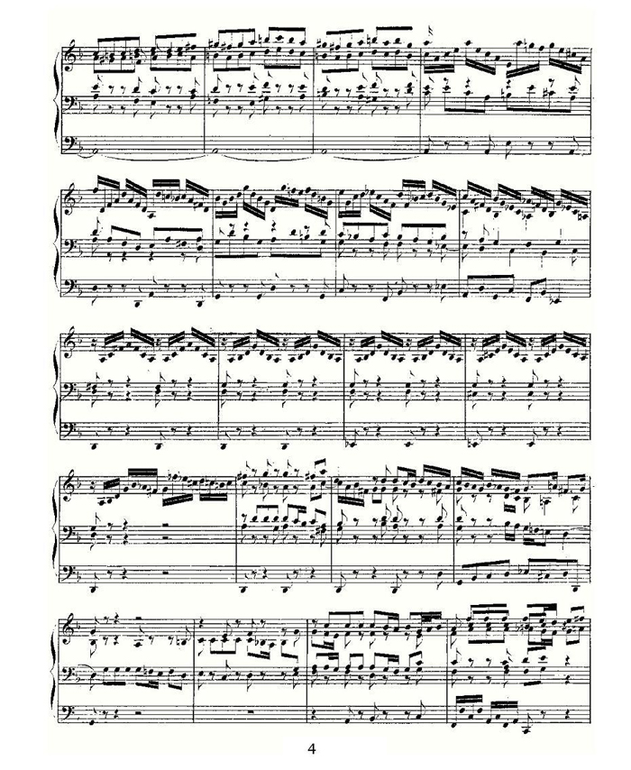 中乐谱网——【其他乐谱】Prelude and Fugue in D Minor--BWV 539 （管风琴谱）4