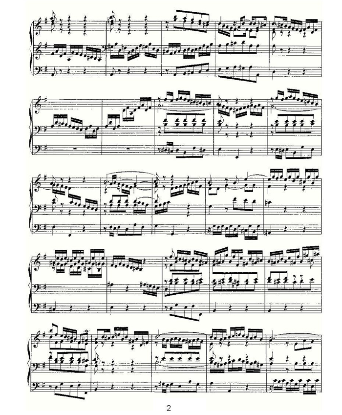 中乐谱网——【其他乐谱】Prelude and Fugue in G Major--BWV 541 （管风琴谱）2