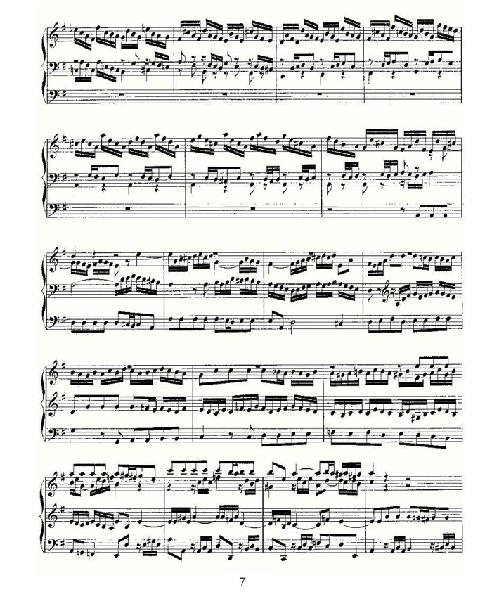 中乐谱网——【其他乐谱】Prelude and Fugue in G Major--BWV 541 （管风琴谱）7