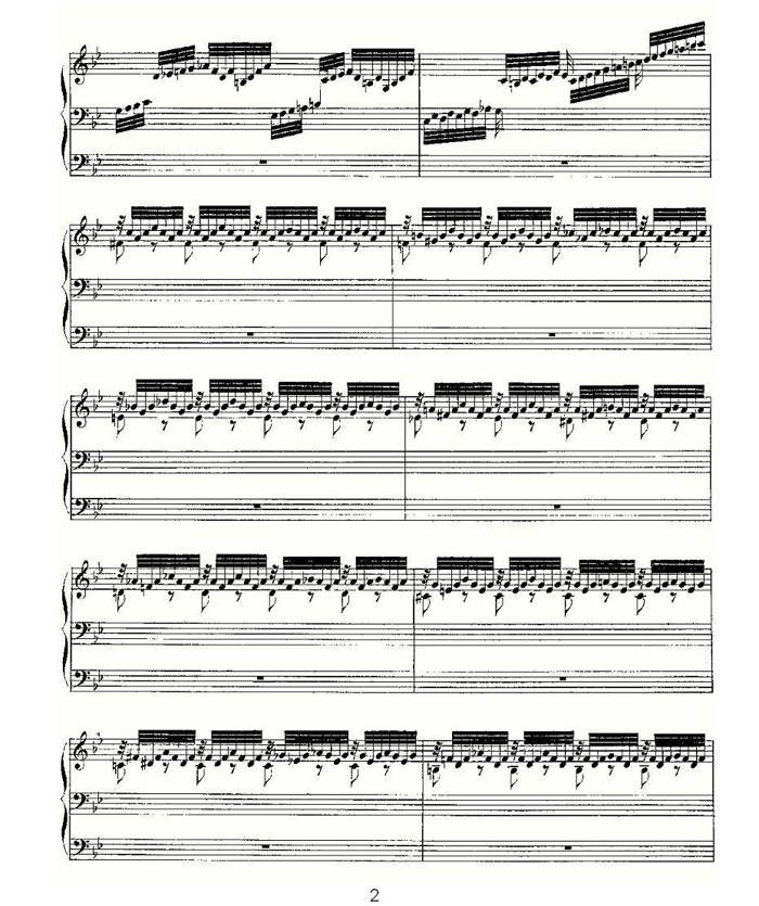 中乐谱网——【其他乐谱】Prelude and Fugue in G Minor--BWV 535 （管风琴谱）2