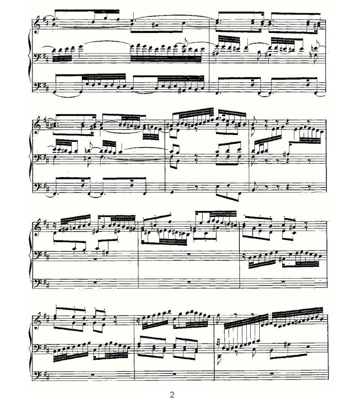 中国乐谱网——【其他乐谱】Prelude and Fugue in B Minor--BWV 544 （管风琴谱）2