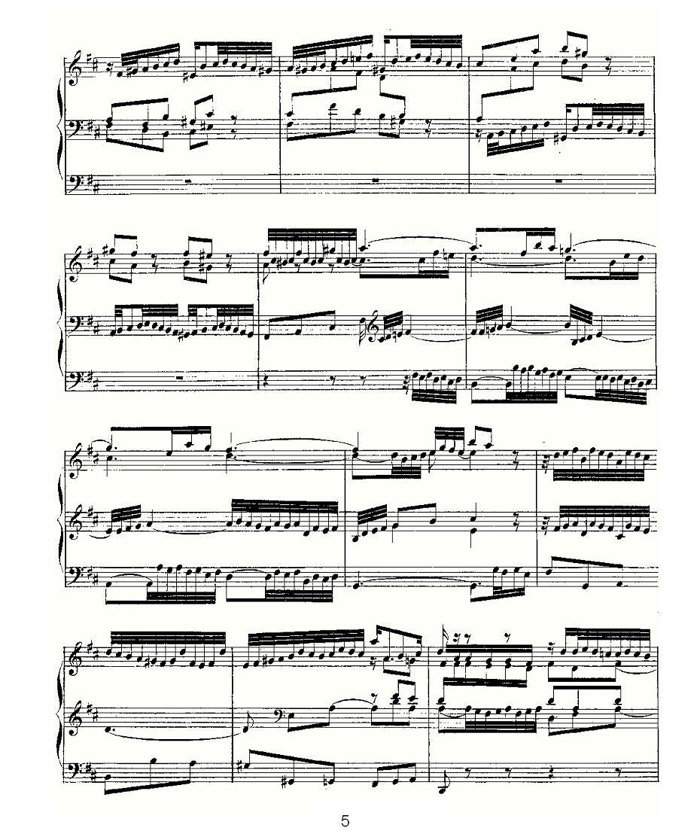 中国乐谱网——【其他乐谱】Prelude and Fugue in B Minor--BWV 544 （管风琴谱）5
